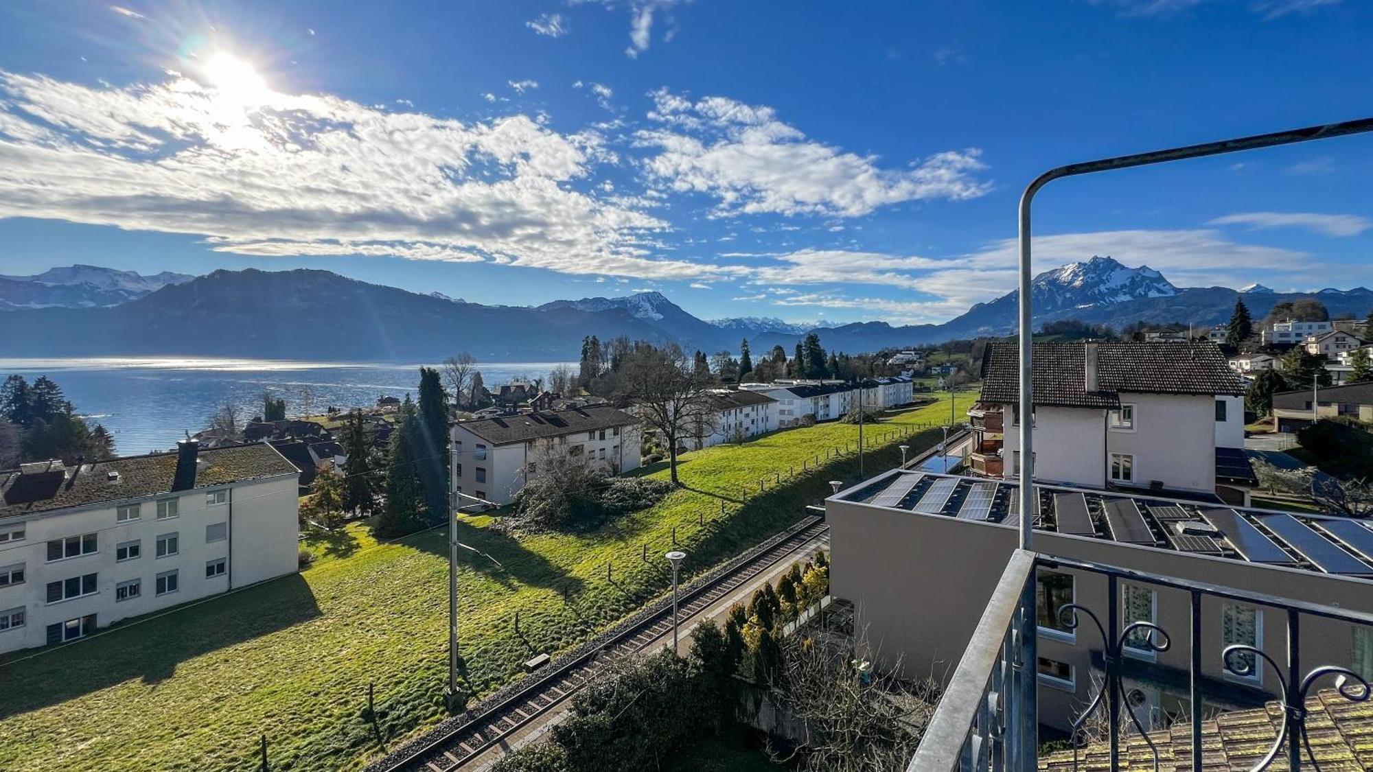 Boutique Apartment Lakeview Luzern 3 Kültér fotó